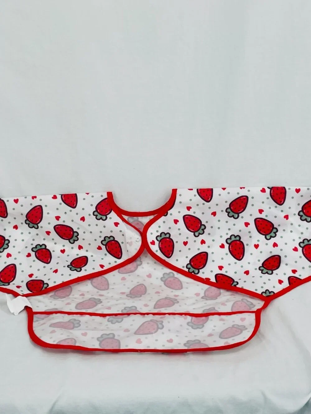 Baby to Toddler Strawberry Bib or Cutting Hair Cape